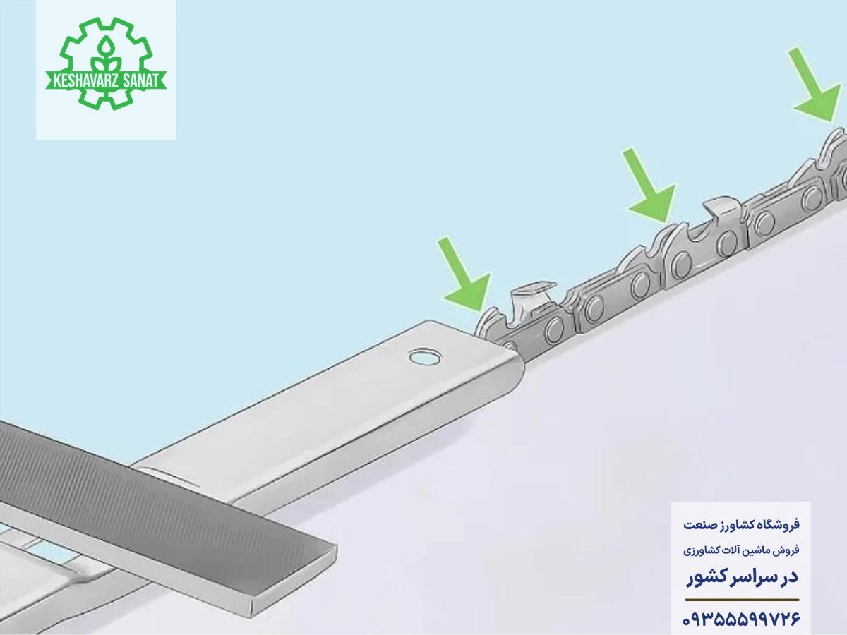 سنجش ارتفاع تنظیم شده دندانه با عمق سنج