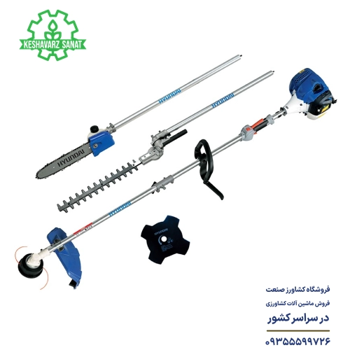 علف تراش بنزینی چهار کاره هیوندای، BM-1554