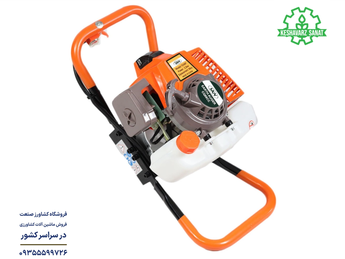 موتور 68 سی سی چاله کن اس کا ان مدل CQ68CC